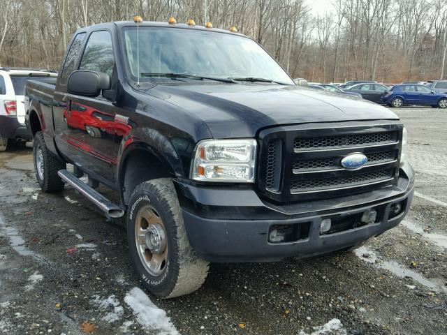 1FTWX31515EC47152 - 2005 FORD F350 SRW S BLACK photo 1