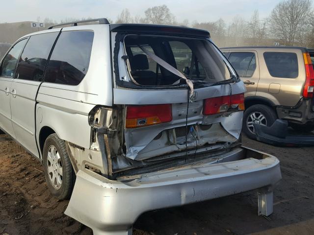 5FNRL18603B064221 - 2003 HONDA ODYSSEY EX SILVER photo 9