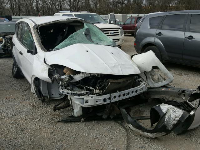 1FMCU0F71EUC10527 - 2014 FORD ESCAPE S WHITE photo 1