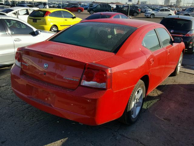 2B3CA4CD1AH271938 - 2010 DODGE CHARGER RED photo 4