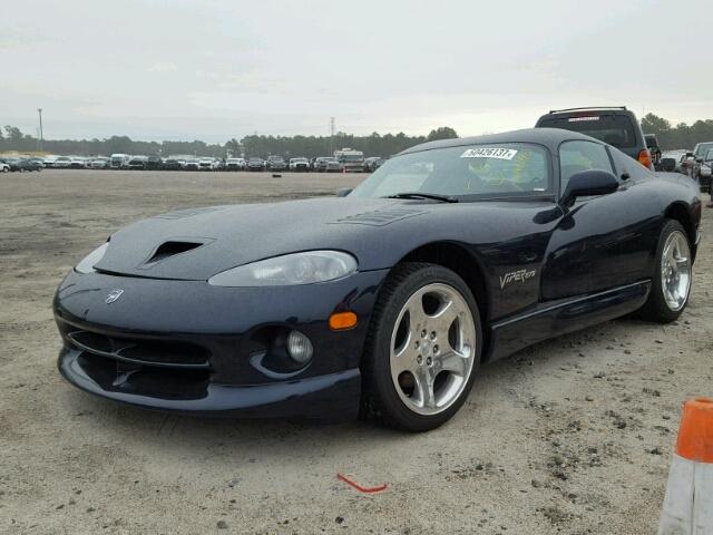 1B3ER69EX1V704807 - 2001 DODGE VIPER GTS BLUE photo 2