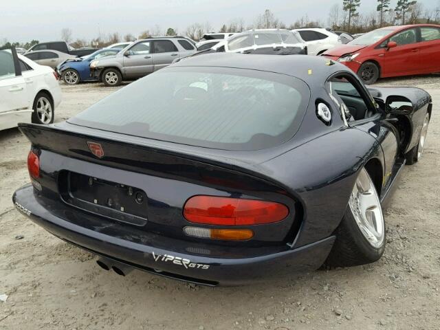 1B3ER69EX1V704807 - 2001 DODGE VIPER GTS BLUE photo 4