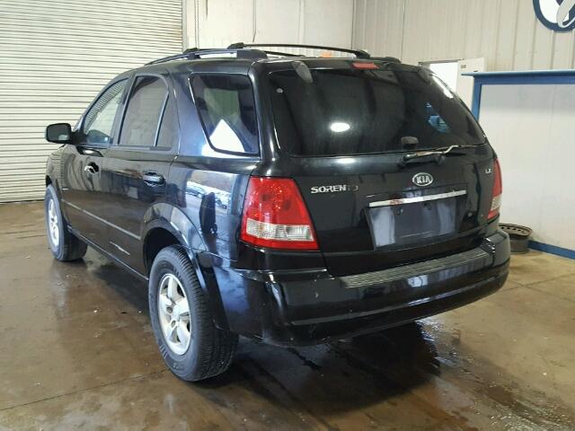 KNDJD733365646751 - 2006 KIA SORENTO EX BLACK photo 3