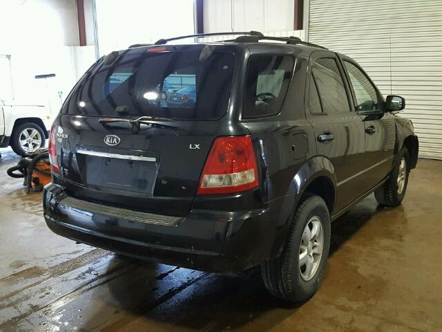 KNDJD733365646751 - 2006 KIA SORENTO EX BLACK photo 4