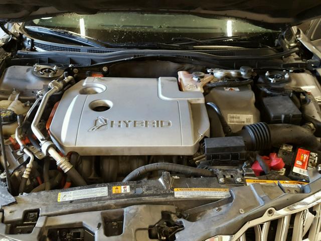 3LNDL2L31CR820176 - 2012 LINCOLN MKZ HYBRID CHARCOAL photo 7