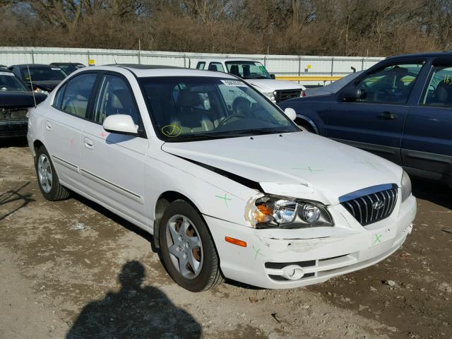 KMHDN46D26U236814 - 2006 HYUNDAI ELANTRA GL WHITE photo 1