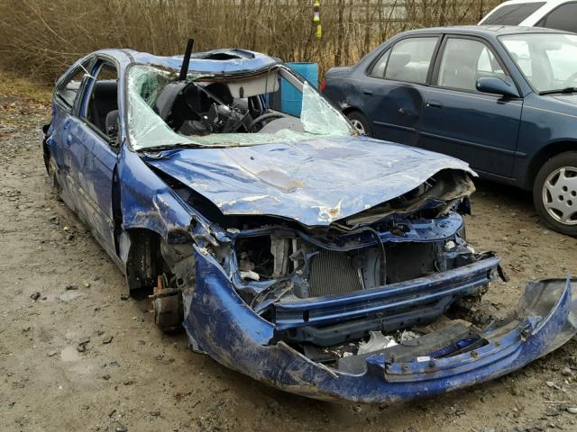 1HGEJ8121YL812520 - 2000 HONDA CIVIC SI BLUE photo 1