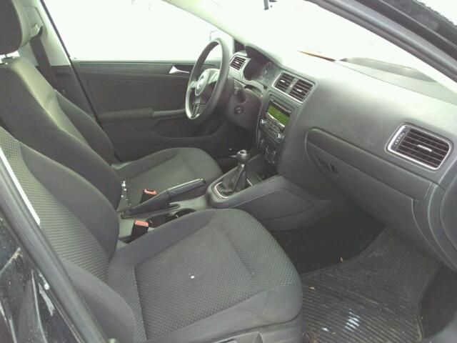 3VW1K7AJ8CM355169 - 2012 VOLKSWAGEN JETTA BASE 黑色 照片 5