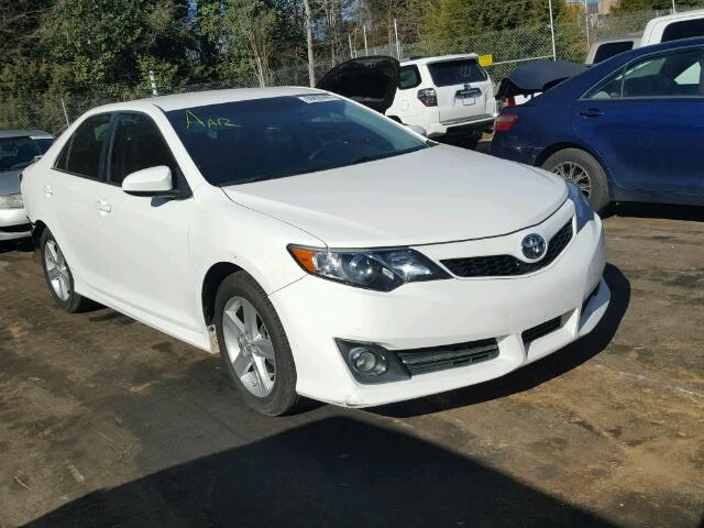 4T1BF1FK7DU688014 - 2013 TOYOTA CAMRY L WHITE photo 1