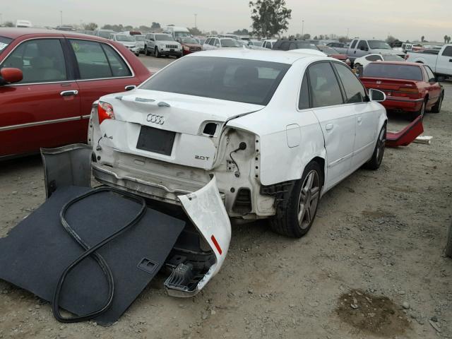 WAUAF78E77A098747 - 2007 AUDI A4 2 WHITE photo 4