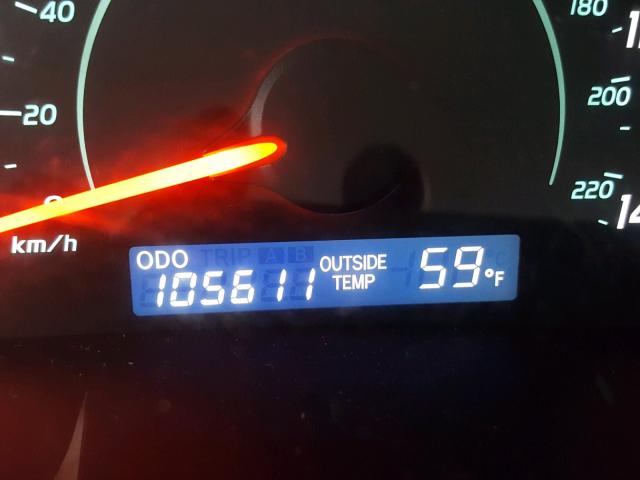 4T1BE46K09U851615 - 2009 TOYOTA CAMRY BASE GRAY photo 8