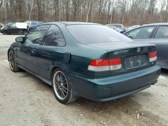 1HGEJ814XYL009867 - 2000 HONDA CIVIC EX GREEN photo 3