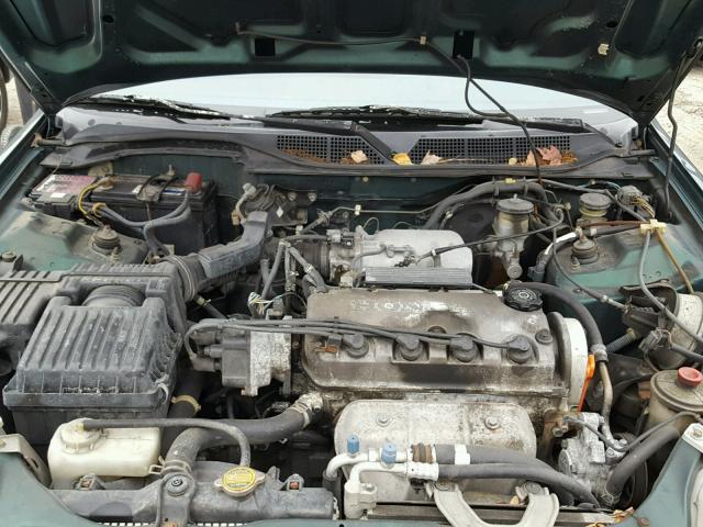 1HGEJ814XYL009867 - 2000 HONDA CIVIC EX GREEN photo 7
