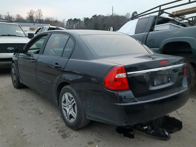 1G1ZS58N87F285660 - 2007 CHEVROLET MALIBU LS BLACK photo 3