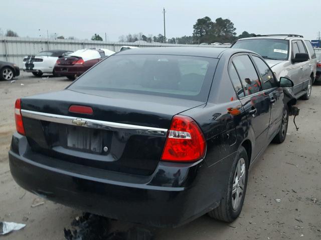 1G1ZS58N87F285660 - 2007 CHEVROLET MALIBU LS BLACK photo 4