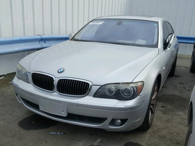 WBAHN835X7DT69586 - 2007 BMW 750 SILVER photo 2