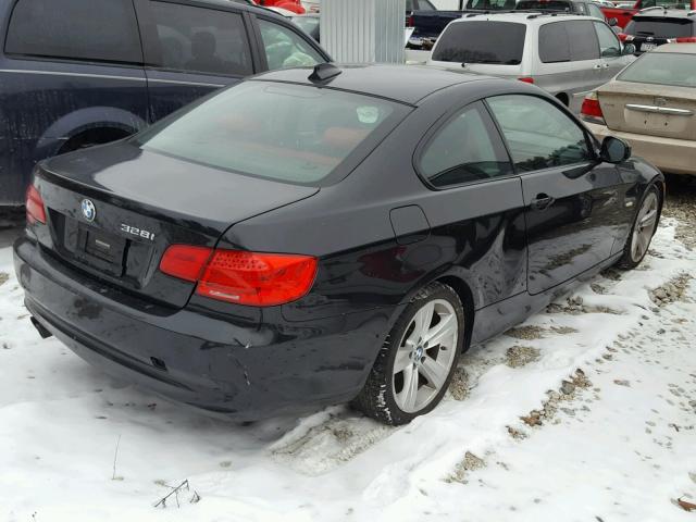 WBAKE3C57BE557591 - 2011 BMW 328 I BLACK photo 4