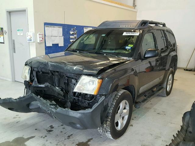 5N1AN08U57C513388 - 2007 NISSAN XTERRA OFF CHARCOAL photo 2