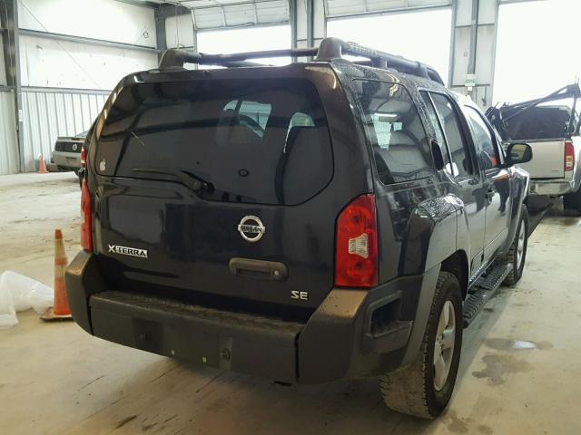 5N1AN08U57C513388 - 2007 NISSAN XTERRA OFF CHARCOAL photo 4