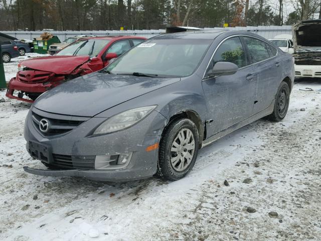 1YVHZ8BH7A5M21027 - 2010 MAZDA 6 I GRAY photo 2