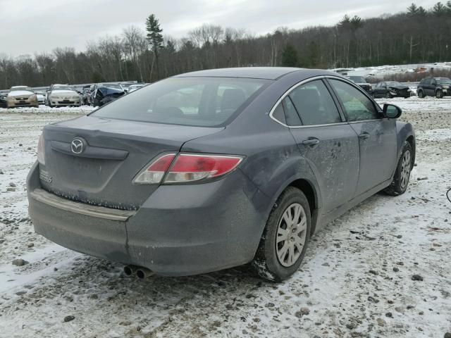 1YVHZ8BH7A5M21027 - 2010 MAZDA 6 I GRAY photo 4