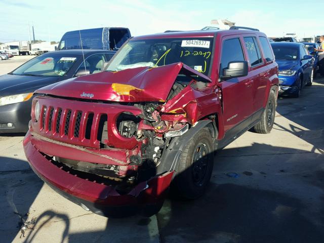 1C4NJPBB5GD699428 - 2016 JEEP PATRIOT SP BURGUNDY photo 2