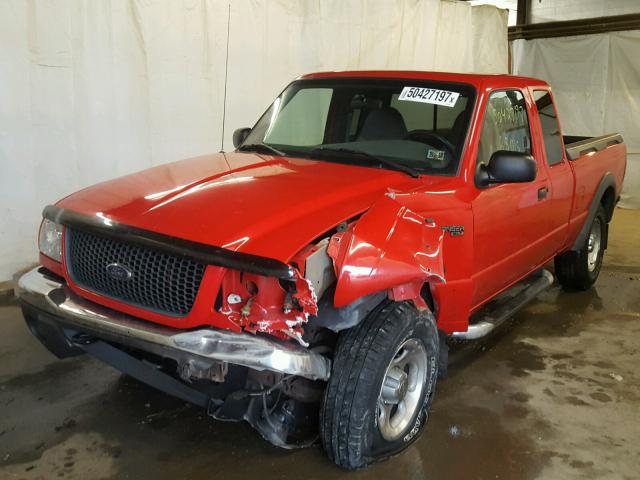 1FTZR45E82TA18238 - 2002 FORD RANGER SUP RED photo 2