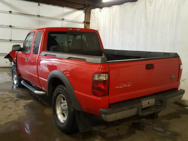 1FTZR45E82TA18238 - 2002 FORD RANGER SUP RED photo 3