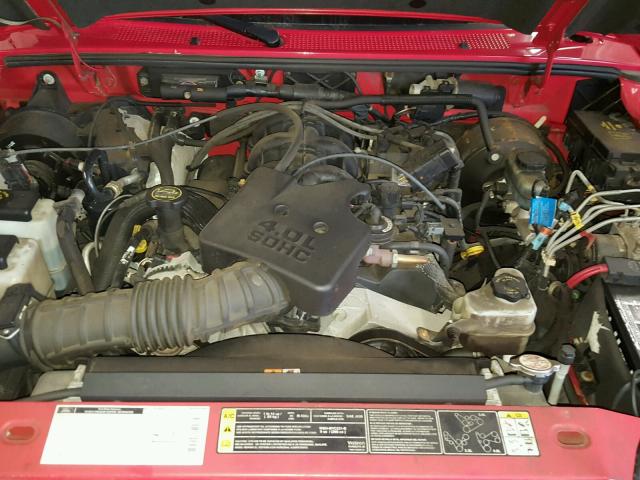 1FTZR45E82TA18238 - 2002 FORD RANGER SUP RED photo 7