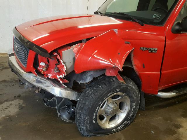 1FTZR45E82TA18238 - 2002 FORD RANGER SUP RED photo 9