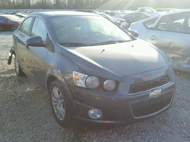 1G1JC5SH4D4162829 - 2013 CHEVROLET SONIC LT GRAY photo 1