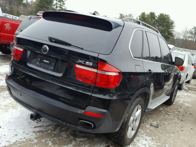 5UXFE83539L170980 - 2009 BMW X5 XDRIVE4 BLACK photo 4