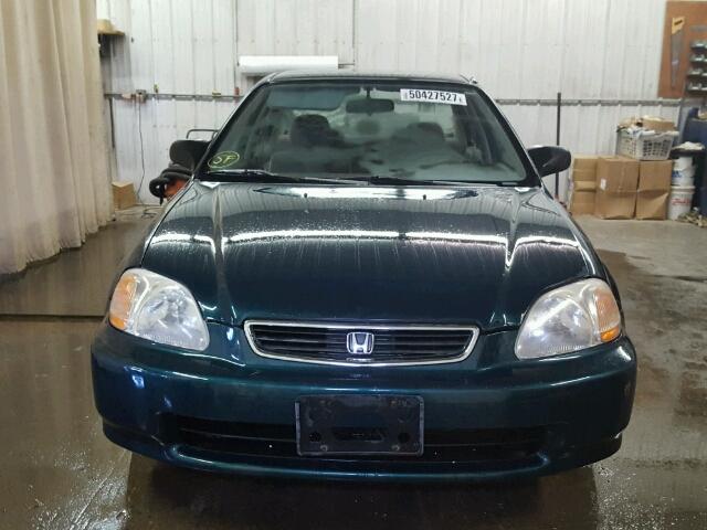 1HGEJ6672WL047596 - 1998 HONDA CIVIC LX GREEN photo 9