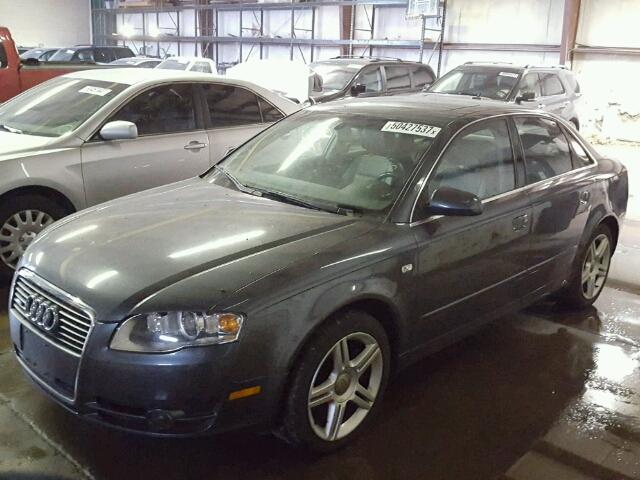 WAUDF78E47A236614 - 2007 AUDI A4 2.0T QU GRAY photo 2