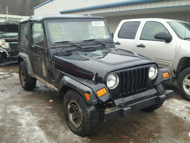 1J4FA29145P346804 - 2005 JEEP WRANGLER / BLUE photo 1