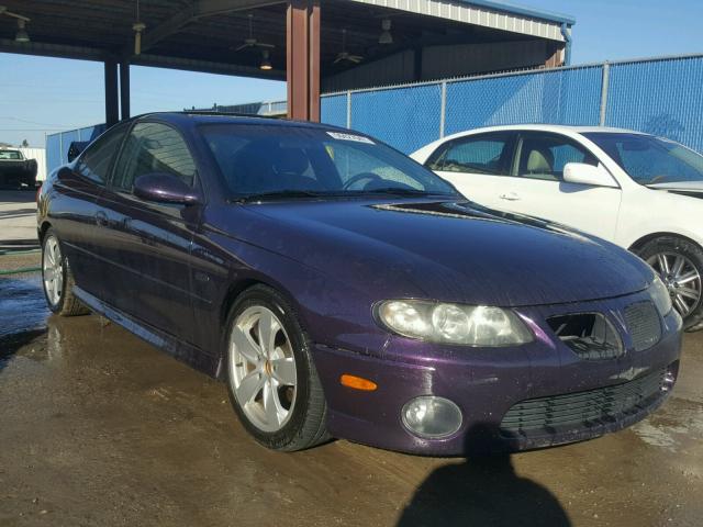 6G2VX12G04L209865 - 2004 PONTIAC GTO PURPLE photo 1