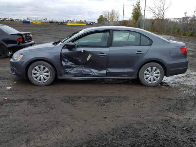 3VW1K7AJ7BM067836 - 2011 VOLKSWAGEN JETTA BASE GRAY photo 9