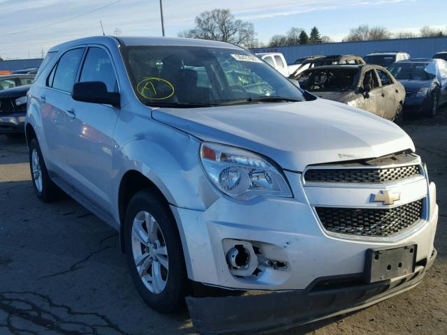 2GNALBEKXC1310741 - 2012 CHEVROLET EQUINOX LS SILVER photo 1