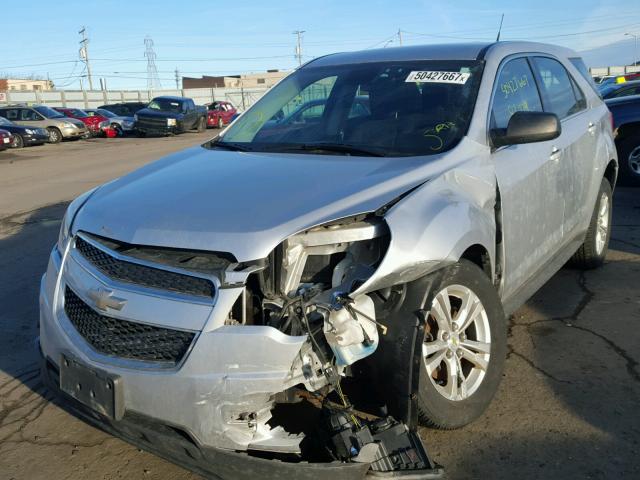 2GNALBEKXC1310741 - 2012 CHEVROLET EQUINOX LS SILVER photo 2