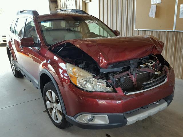 4S4BRDLC2B2319513 - 2011 SUBARU OUTBACK 3. BURGUNDY photo 1