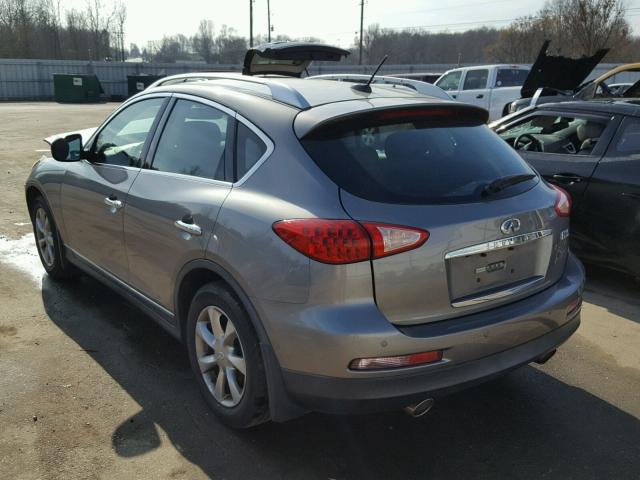 JNKAJ09E78M306115 - 2008 INFINITI EX35 BASE GRAY photo 3
