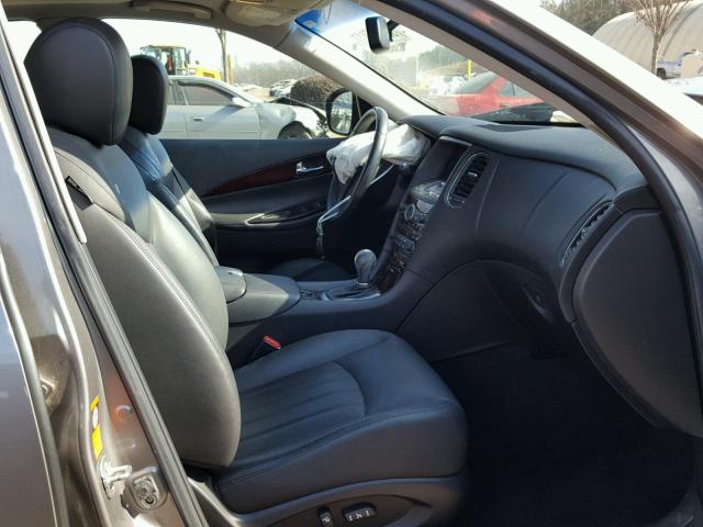 JNKAJ09E78M306115 - 2008 INFINITI EX35 BASE GRAY photo 5