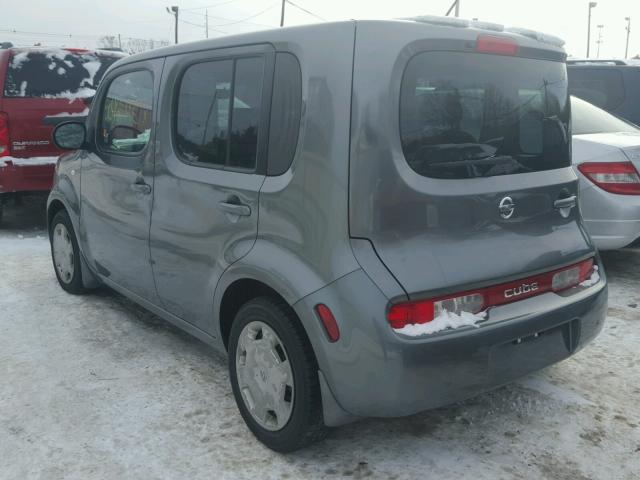 JN8AZ2KR0BT211318 - 2011 NISSAN CUBE BASE GRAY photo 3