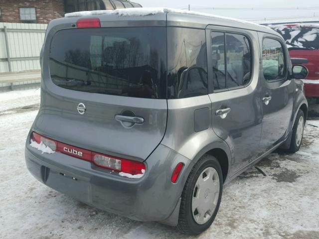 JN8AZ2KR0BT211318 - 2011 NISSAN CUBE BASE GRAY photo 4