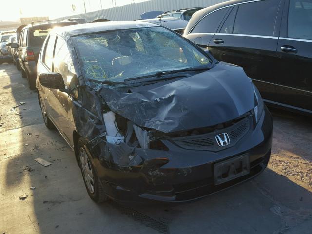 JHMGE8H3XCS001337 - 2012 HONDA FIT BLACK photo 1