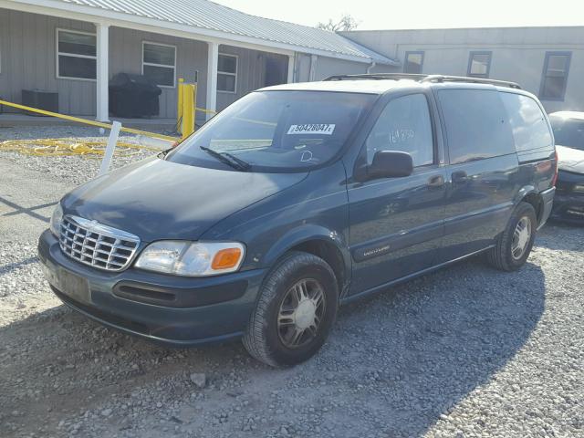 1GNDX03E8VD216870 - 1997 CHEVROLET VENTURE GREEN photo 2