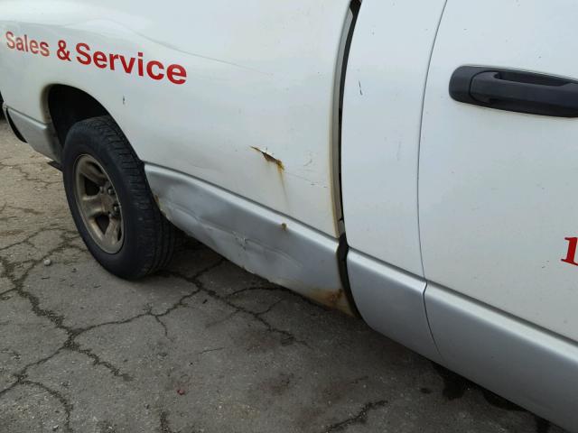 1D7HA16N05J520943 - 2005 DODGE RAM 1500 S WHITE photo 9