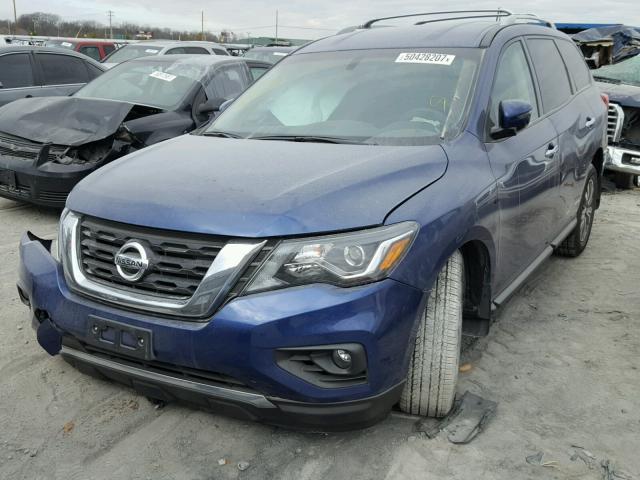 5N1DR2MM4HC646289 - 2017 NISSAN PATHFINDER BLUE photo 2