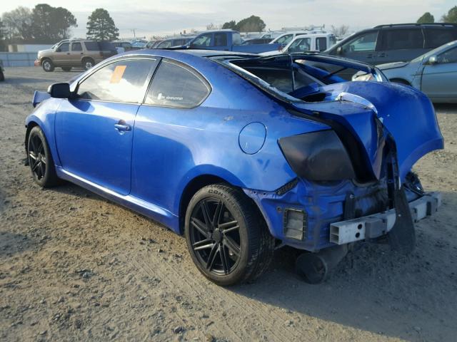 JTKDE167760136088 - 2006 TOYOTA SCION TC BLUE photo 3