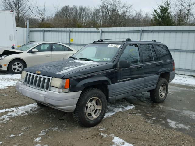 1J4GZ58S6TC361446 - 1996 JEEP GRAND CHER BLACK photo 2